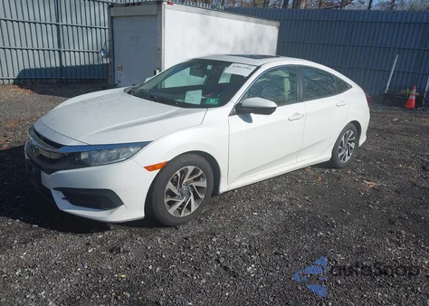 2016 Honda Civic Ex from USA, damaged, VIN 2HGFC2F76GH528876